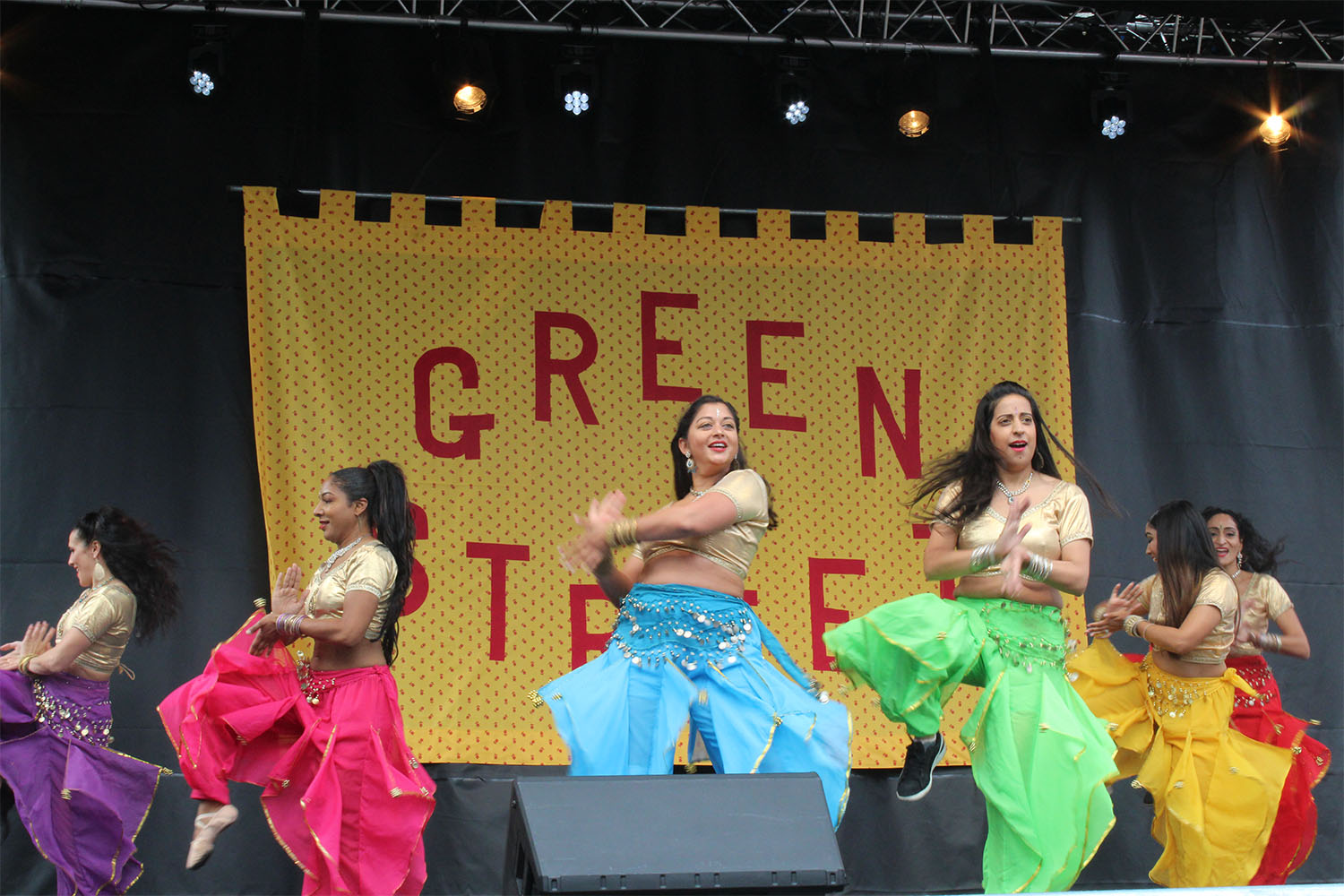 Dancers performing at Newham Unlocked festival in October 2021 